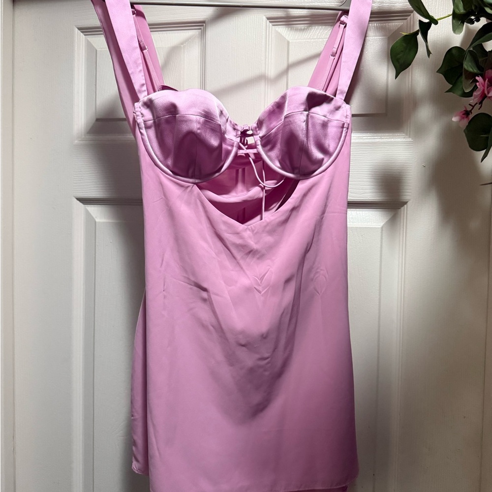 Oh Polly Lavender Chemise Slip